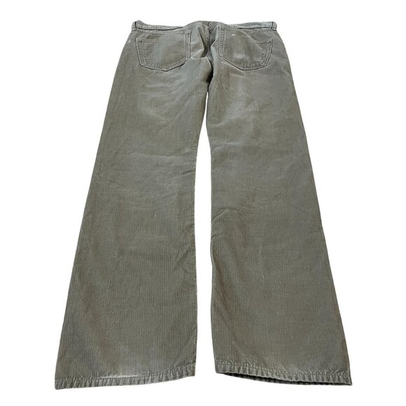 Banana Republic Corduroy Pants Men's Size 33x32 Brown Pima Cotton - Picture 2 of 6